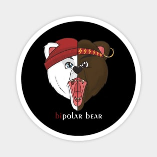 Bipolar Bear Magnet